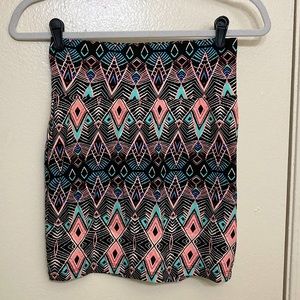 Chevron body on skirt from Charlotte Russe